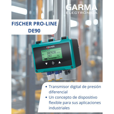 Transmisor de Presión Diferencial DE90 con Display y Alarmas | Fischer