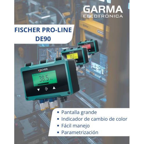 Transmisor de Presión Diferencial DE90 con Display y Alarmas | Fischer
