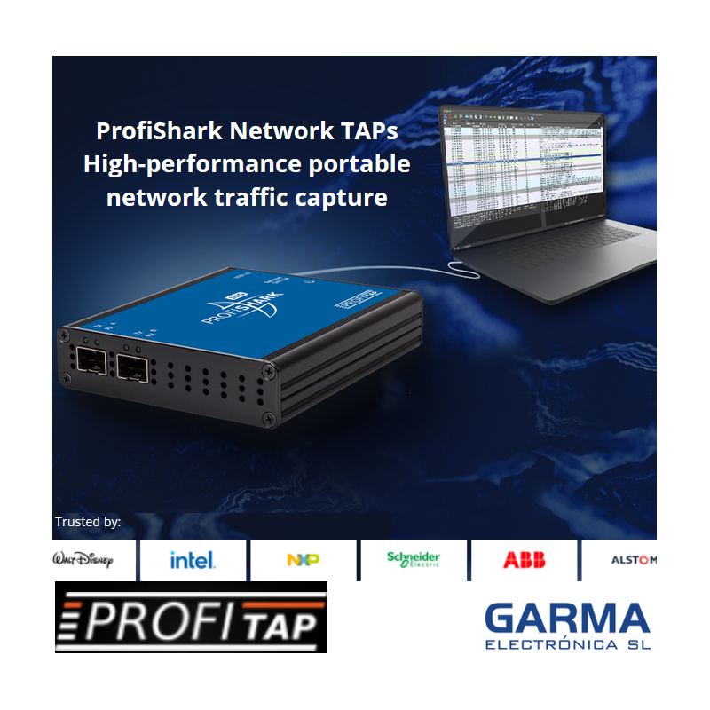 Profishark - TAP Portátil para captura tráfico Redes 1G a 10G | Profitap