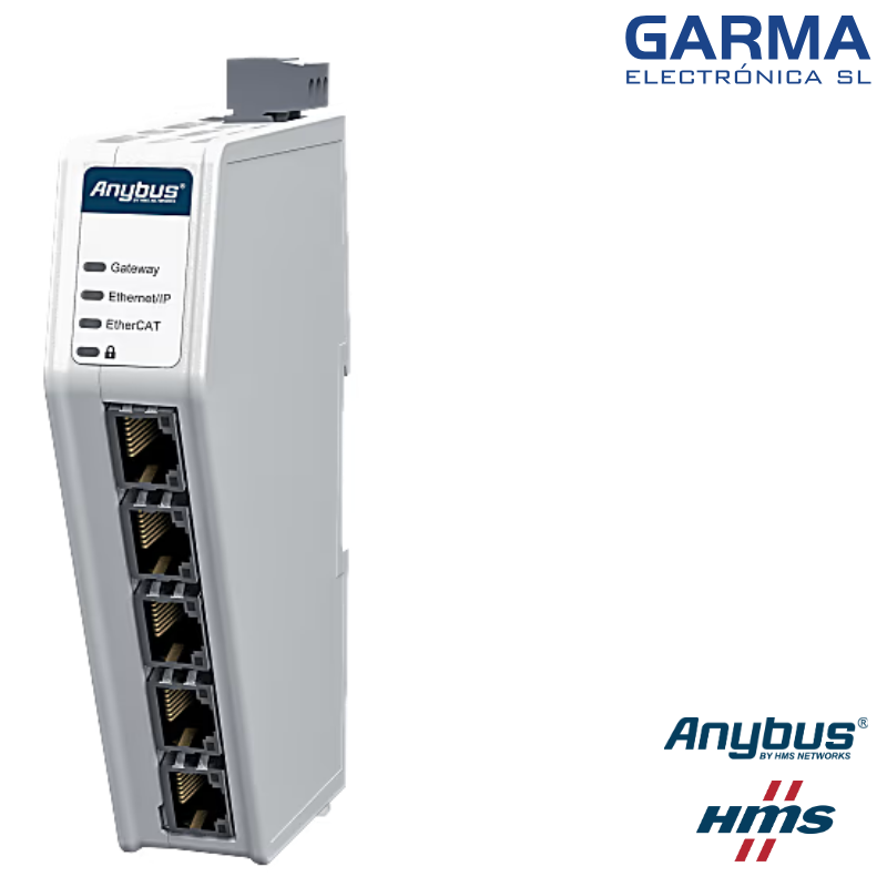 Anybus Communicator – EtherCAT MainDevice a EtherNet/IP adaptador | Anybus- 	ABC3107-A