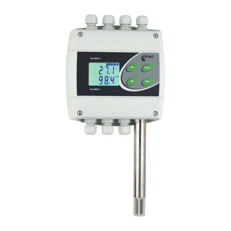 Control de temperatura regulador de temperatura HR y presión con salida RS485 y relé Comet