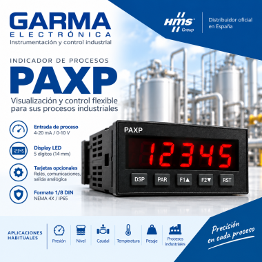 Visualize and control industrial processes with a field-upgradable panel meter