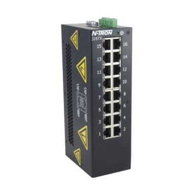 Ethernet, 316TX-N, Supervisión - Monitorización, uso industrial, switch, n-tron, IEEE, Splitter, hendedor, 300-N series, I/O
