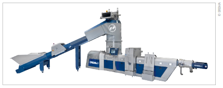 Maquina recicladora de plastico