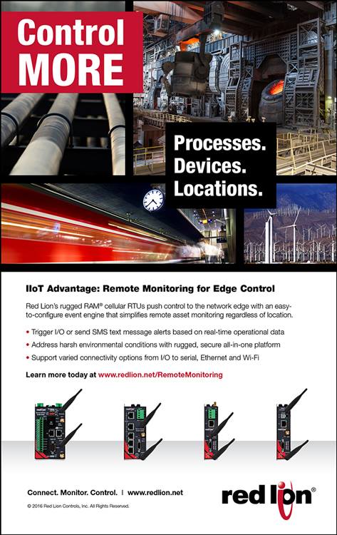 Control more with RTU celular 