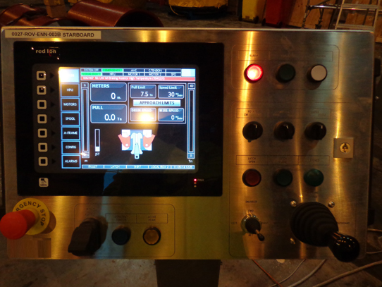 Inproafe installed a HMI Red Lion G3 series with communication with Siemens S7