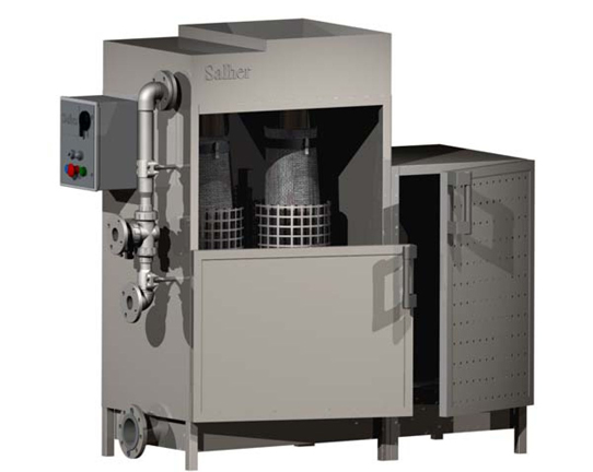 Maquinaria para tratamiento de fangos y lodos de Salher Maquinaria para tratamiento de fangos y lodos de Salher