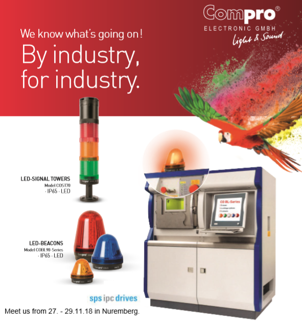 Compro electronic SPS IPC drives 2018 
