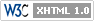 ¡XHTML 1.0 valido!